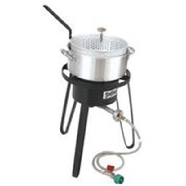 Bayou Classic Bayou Classic B135 Outdoor Fish Cooker - 21 Inch Tall Frame with 10 PSI Regulator B135